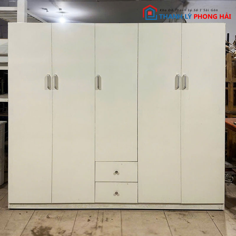 tu-quan-ao-2m03-nhua-nhieu-ngan-cu-3 Tủ Quần Áo 2m03 Nhựa Nhiều Ngăn Cũ