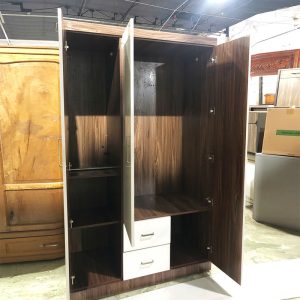 Tủ Quần Áo Cải Dọc 3 Cánh Gỗ MDF 1m2 Cũ