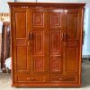 Tủ Quần Áo Gỗ Tự Nhiên 4 Cánh Mới 99%