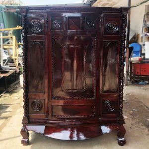 Tủ Thờ Gỗ Xưa 1m16 Cổ Điển Cũ