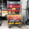 Xe Bán Cafe Takeaway Inox Mặt Kính 80cm Cũ