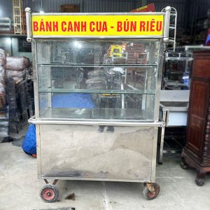 Xe Bán Hàng Inox 1m16 Cũ