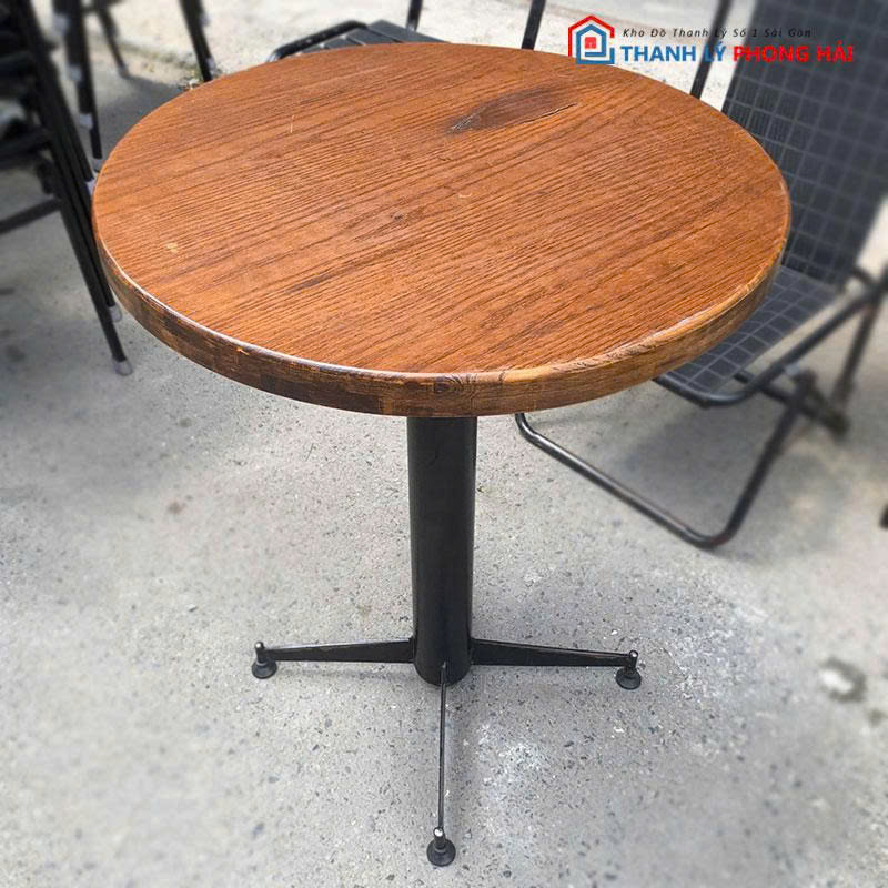 ban-cafe-mat-go-60cm-chan-sat-cu-1 Bàn Cafe Mặt Gỗ 60cm Chân Sắt Cũ (Nhiều Mẫu)
