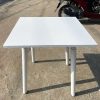Bàn Cafe Mặt Vuông Màu Trắng 70cm Cũ