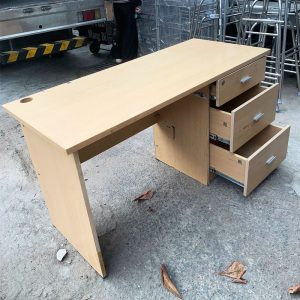 Bàn Làm Việc Có Hộc 1m4 Kèm Tủ Hồ Sơ Cũ
