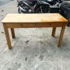 Bàn Làm Việc Gỗ 1m Có 2 Ngăn Kéo Cũ