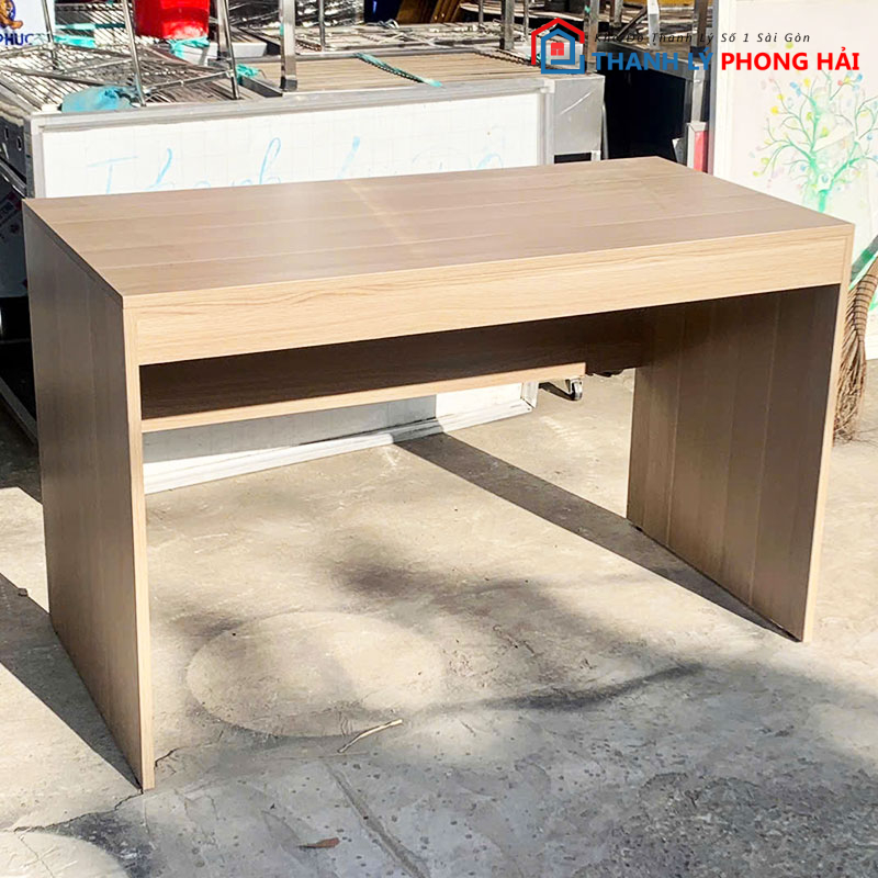 ban-lam-viec-go-cn-1m2-co-bung-che-cu-3 Bàn Làm Việc Gỗ CN 1m2 Có Bửng Che Cũ