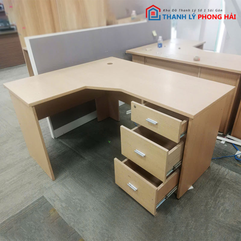 ban-lam-viec-goc-l-1m4-cu Bàn Làm Việc Góc L 1m4 Cũ