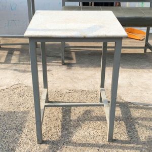 Bàn Mặt Đá Chân Sắt 50cm Cũ