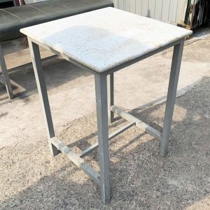 Bàn Mặt Đá Chân Sắt 50cm Cũ