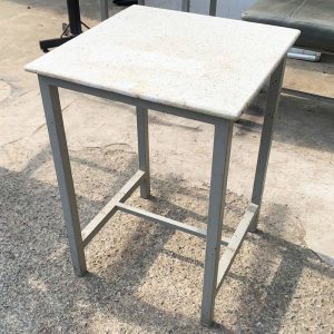 Bàn Mặt Đá Chân Sắt 50cm Cũ