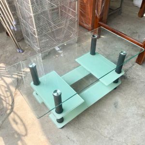 Bàn Sofa Mặt Kính 3 Tầng 1m Cũ