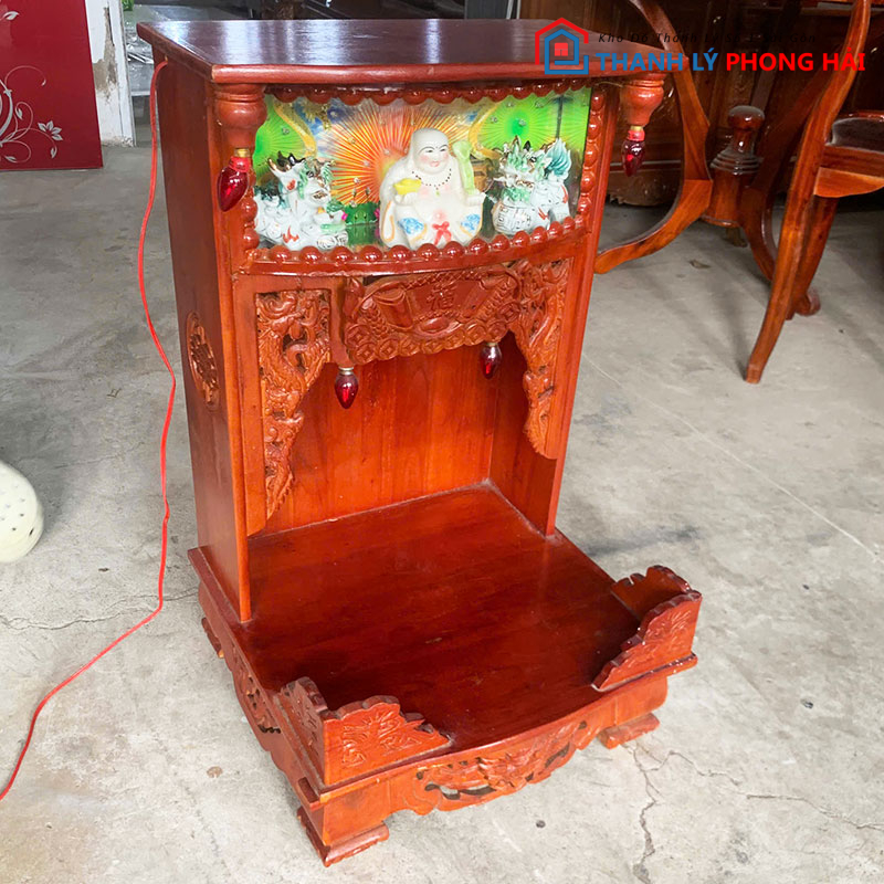 ban-tho-ong-dia-go-tu-nhien-42cm-cu-2 Bàn Thờ Ông Địa Gỗ Tự Nhiên 42cm Cũ