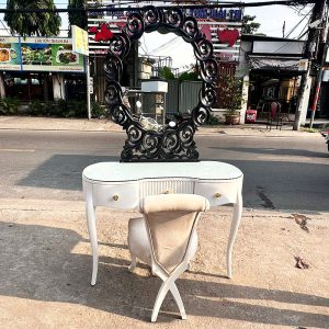 Bàn Trang Điểm 1m17 Phong Cách Cổ Điển Châu Âu Cũ