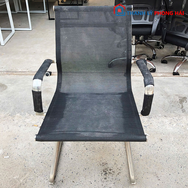 ghe-chan-quy-lung-luoi-thap-3 Ghế Chân Quỳ Lưng Lưới Thấp Chân Inox Cũ