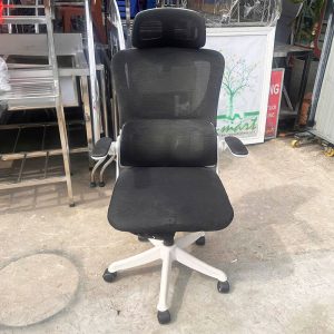 Ghế Công Thái Học Có Tựa Đầu Lưng Lưới Cũ