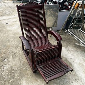 Ghế Lười Gỗ Tự Nhiên Thoải Mái Cũ