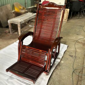 Ghế Lười Gỗ Tự Nhiên Thoải Mái Cũ
