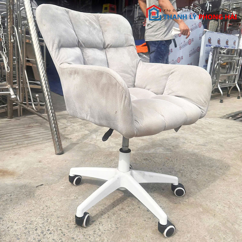 ghe-xoay-van-phong-dem-nhung-cu-1 Ghế Xoay Văn Phòng Đệm Nhung Cũ