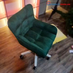 Ghế Xoay Văn Phòng Đệm Nhung Cũ