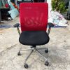 Ghế Xoay Văn Phòng Lưng Lưới Đỏ Tay Chữ T Cũ