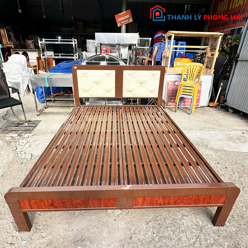 giuong-sat-boc-nem-dau-giuong-1m6-cu-1 Giường Sắt Bọc Nệm Đầu Giường 1m6 Cũ
