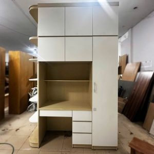 Hệ Tủ 1m74 3 Trong 1 Gỗ MDF Hiện Đại Cũ