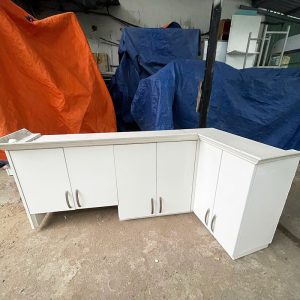 Hệ Tủ Bếp Trên Dưới Góc L 1m6 Cũ