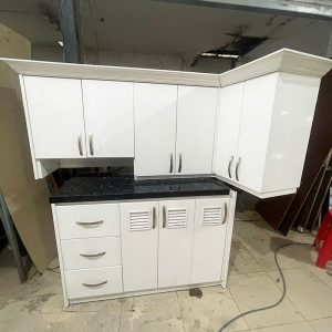 Hệ Tủ Bếp Trên Dưới Góc L 1m6 Cũ