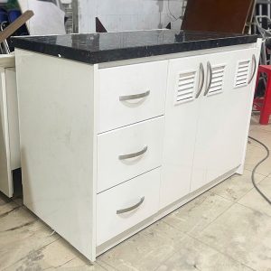 Hệ Tủ Bếp Trên Dưới Góc L 1m6 Cũ