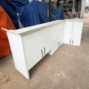 Hệ Tủ Bếp Trên Dưới Góc L 1m6 Cũ