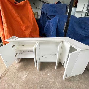 Hệ Tủ Bếp Trên Dưới Góc L 1m6 Cũ