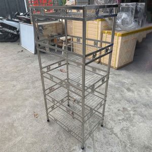 Kệ Sắt Inox 5 Tầng 57cm Chắc Chắn Mới 99%