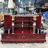 Kệ Tivi Gỗ 1m4 Phong Cách Cổ Điển Cũ