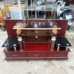 Kệ Tivi Gỗ 1m4 Phong Cách Cổ Điển Cũ