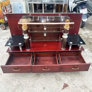 Kệ Tivi Gỗ 1m4 Phong Cách Cổ Điển Cũ