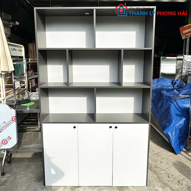 ke-trung-bay-1m2-cu-kem-tu-ho-so-1 Kệ Trưng Bày 1m2 Cũ Kèm Tủ Hồ Sơ