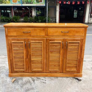 Tủ Giày Dép 1m4 Nhiều Ngăn Gỗ Tự Nhiên Mới 99% (Nhiều Mẫu)