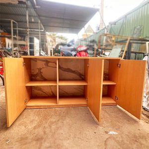 Tủ Hồ Sơ Cũ Gỗ MDF 1m4 3 Cánh Cũ
