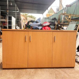 Tủ Hồ Sơ Cũ Gỗ MDF 1m4 3 Cánh Cũ