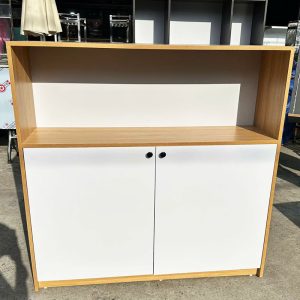 Tủ Hồ Sơ Phối Trắng Vàng 1m2 Cũ