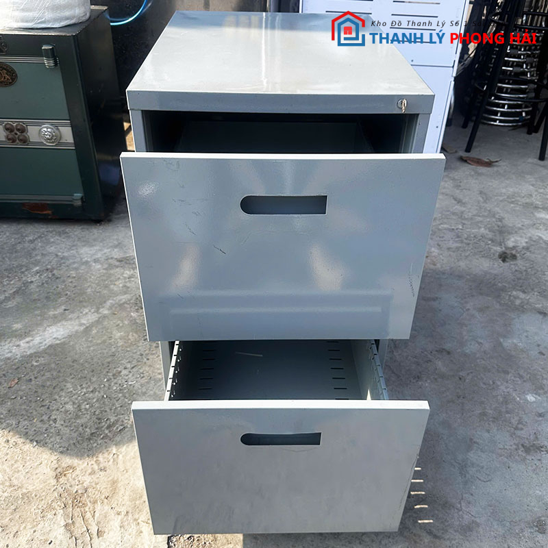 tu-ho-so-sat-2-ngan-47cm-cu-3 Tủ Hồ Sơ Sắt 2 Ngăn 47cm Cũ