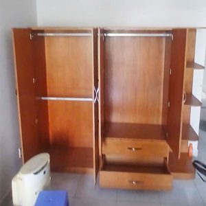 Tủ Quần Áo 4 Cánh Kèm Kệ Trưng Bày 2m2 Cũ