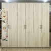 Tủ Quần Áo 6 Cánh Gỗ MDF 2m24 Cũ