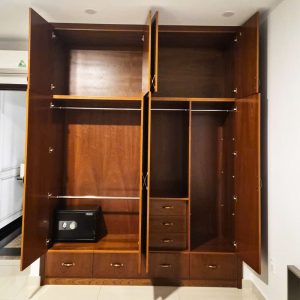 Tủ Quần Áo Gỗ MDF 2m1 Kịch Trần Cũ