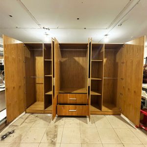 Tủ Quần Áo Gỗ MDF 3m Nhiều Cánh Cũ