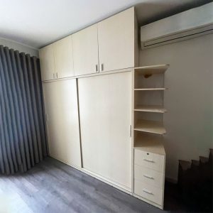 Tủ Quần Áo Kịch Trần Gỗ MDF 2m Cũ