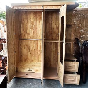 Tủ Quần Áo Phủ Sồi 1m7 Kèm Kệ Mới 99%