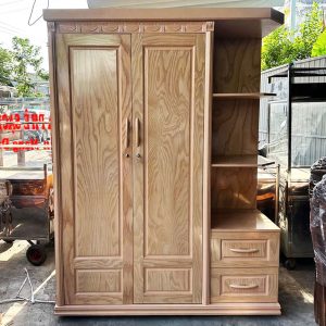 Tủ Quần Áo Phủ Sồi 2 Cánh 1m5 Kèm Kệ Mới 99%