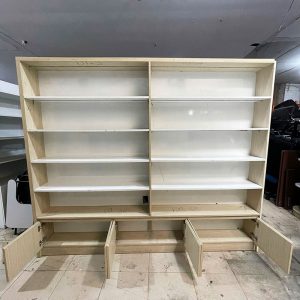 Tủ Trưng Bày Gỗ Công Nghiệp 2m4 Cũ